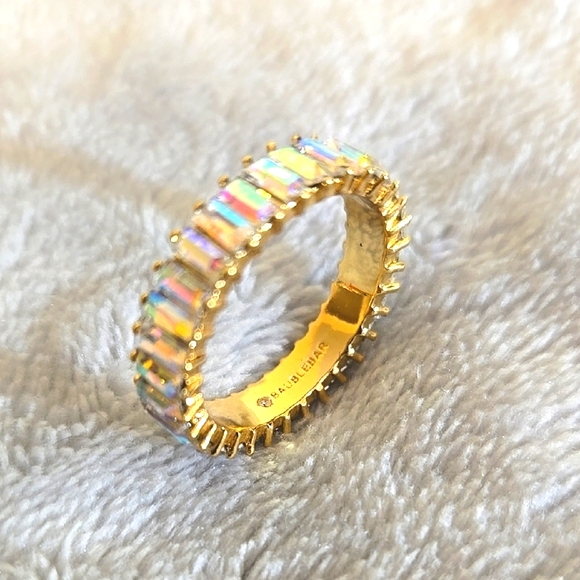 #236 Baublebar Elegant Gold Crystal Ring - Picture 2 of 6